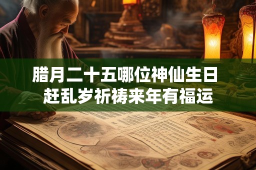腊月二十五哪位神仙生日 赶乱岁祈祷来年有福运