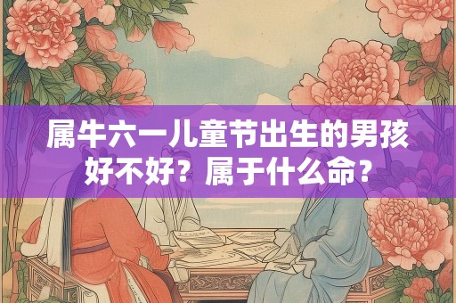 属牛六一儿童节出生的男孩好不好？属于什么命？
