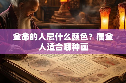 金命的人忌什么颜色？属金人适合哪种画