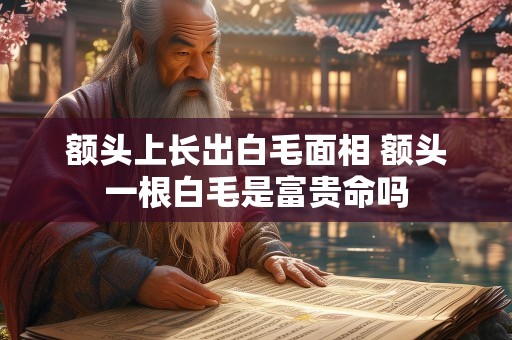 额头上长出白毛面相 额头一根白毛是富贵命吗