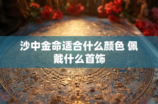 沙中金命适合什么颜色 佩戴什么首饰