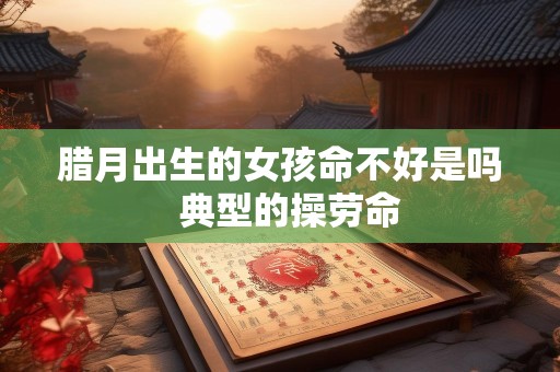 腊月出生的女孩命不好是吗  典型的操劳命