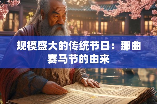 规模盛大的传统节日：那曲赛马节的由来