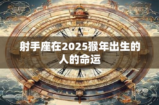 射手座在2025猴年出生的人的命运