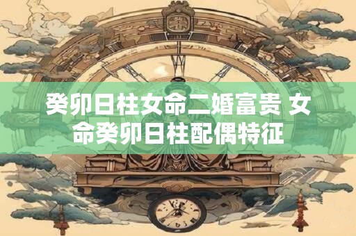 癸卯日柱女命二婚富贵 女命癸卯日柱配偶特征