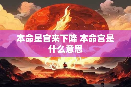 本命星官来下降 本命宫是什么意思