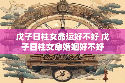 戊子日柱女命运好不好 戊子日柱女命婚姻好不好