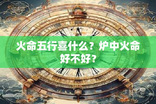 火命五行喜什么？炉中火命好不好？