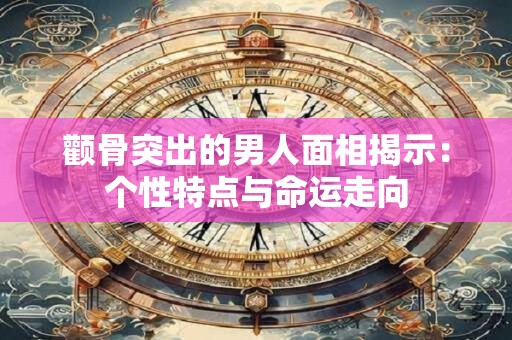 颧骨突出的男人面相揭示：个性特点与命运走向