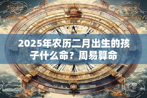 2025年农历二月出生的孩子什么命？周易算命