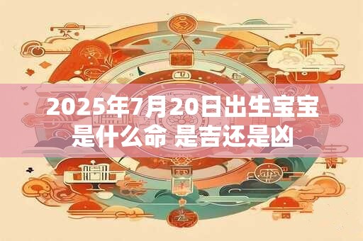 2025年7月20日出生宝宝是什么命 是吉还是凶