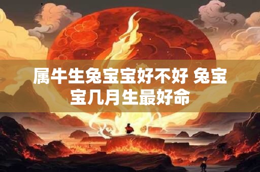 属牛生兔宝宝好不好 兔宝宝几月生最好命