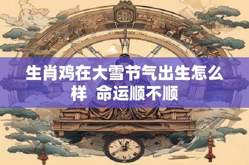 生肖鸡在大雪节气出生怎么样  命运顺不顺