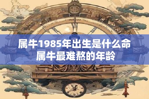 属牛1985年出生是什么命 属牛最难熬的年龄