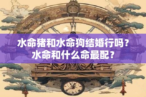 水命猪和水命狗结婚行吗？水命和什么命最配？