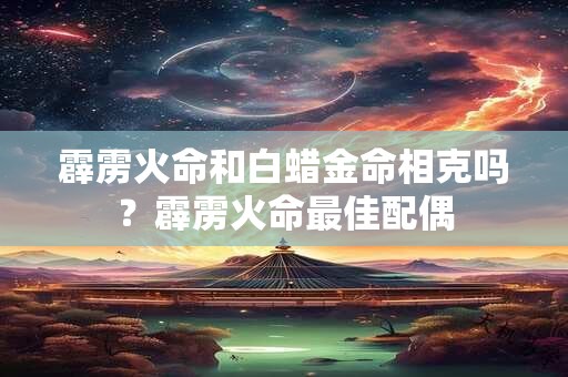 霹雳火命和白蜡金命相克吗？霹雳火命最佳配偶