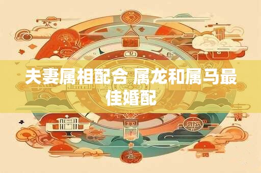 夫妻属相配合 属龙和属马最佳婚配
