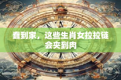 详细阅读:蠢到家,这些生肖女拉拉链会夹到肉 蠢到家,这些生肖女拉拉链会夹到肉