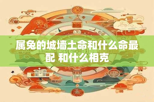 属兔的城墙土命和什么命最配 和什么相克