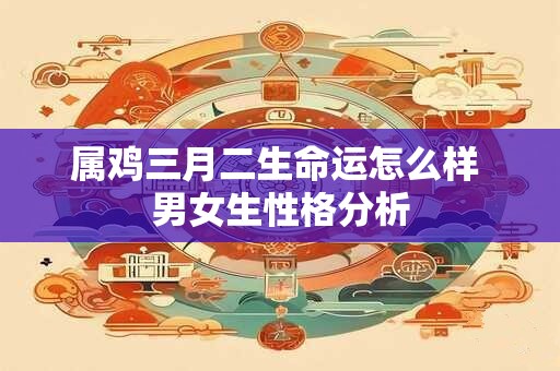 属鸡三月二生命运怎么样 男女生性格分析