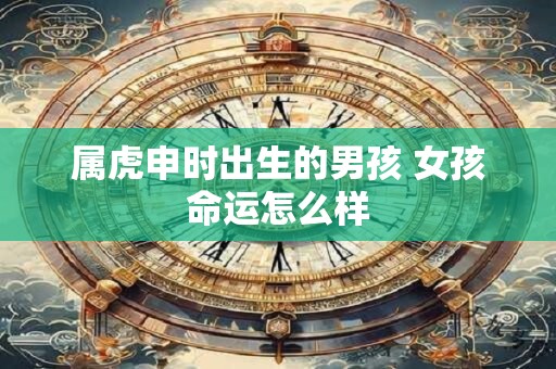 属虎申时出生的男孩 女孩命运怎么样
