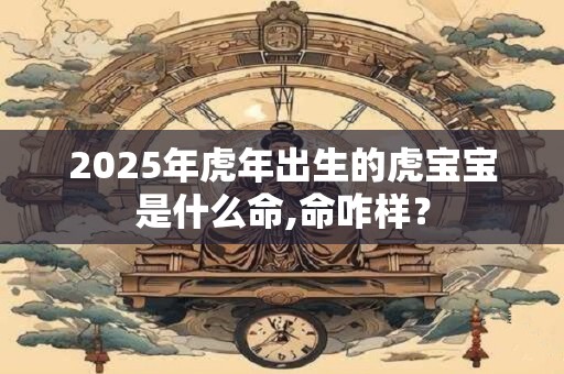 2025年虎年出生的虎宝宝是什么命,命咋样？