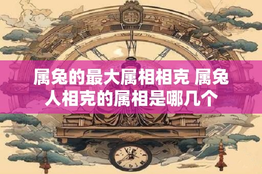 属兔的最大属相相克 属兔人相克的属相是哪几个
