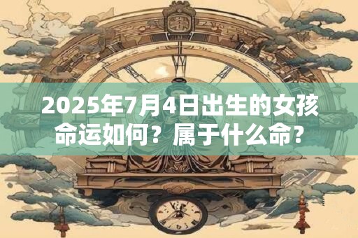 2025年7月4日出生的女孩命运如何？属于什么命？