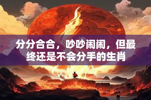 分分合合，吵吵闹闹，但最终还是不会分手的生肖