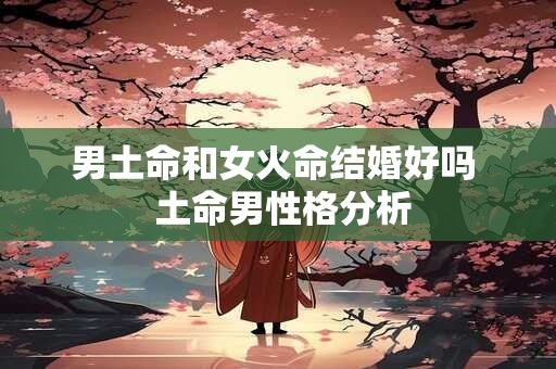 男土命和女火命结婚好吗  土命男性格分析