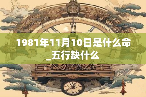 1981年11月10日是什么命_五行缺什么