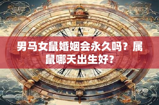 男马女鼠婚姻会永久吗？属鼠哪天出生好？