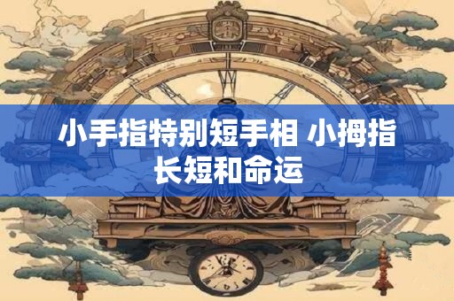 小手指特别短手相 小拇指长短和命运
