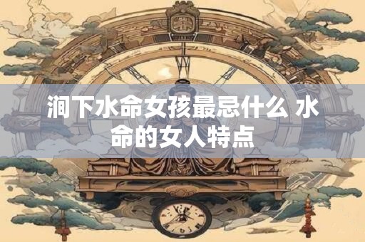 涧下水命女孩最忌什么 水命的女人特点