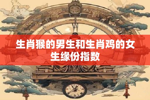 生肖猴的男生和生肖鸡的女生缘份指数
