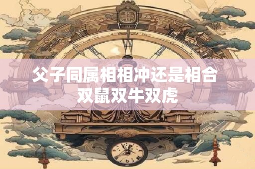 父子同属相相冲还是相合 双鼠双牛双虎