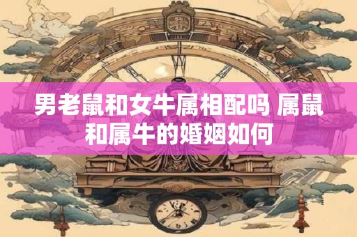 男老鼠和女牛属相配吗 属鼠和属牛的婚姻如何