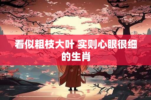 看似粗枝大叶 实则心眼很细的生肖