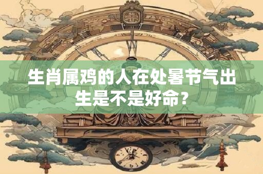 生肖属鸡的人在处暑节气出生是不是好命？