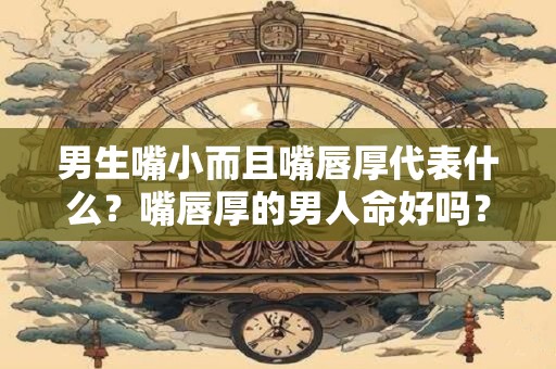 男生嘴小而且嘴唇厚代表什么？嘴唇厚的男人命好吗？