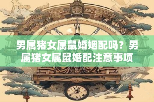 男属猪女属鼠婚姻配吗？男属猪女属鼠婚配注意事项