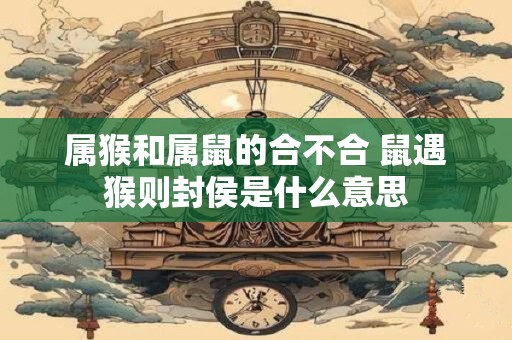 属猴和属鼠的合不合 鼠遇猴则封侯是什么意思