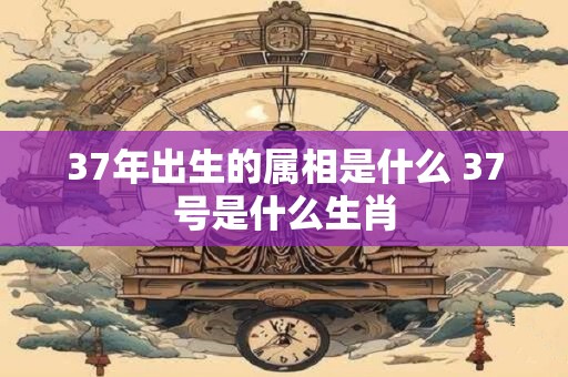 37年出生的属相是什么 37号是什么生肖