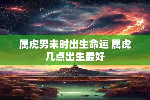 属虎男未时出生命运 属虎几点出生最好