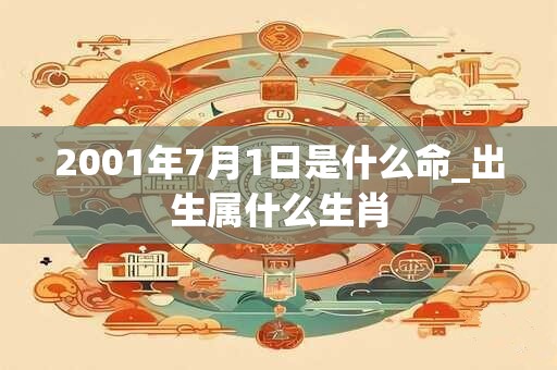 2001年7月1日是什么命_出生属什么生肖