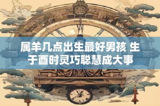 属羊几点出生最好男孩 生于酉时灵巧聪慧成大事