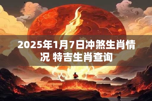 2025年1月7日冲煞生肖情况 特吉生肖查询
