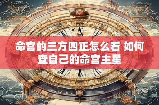 命宫的三方四正怎么看 如何查自己的命宫主星