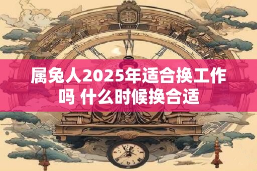 属兔人2025年适合换工作吗 什么时候换合适