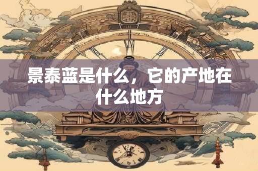 景泰蓝是什么，它的产地在什么地方